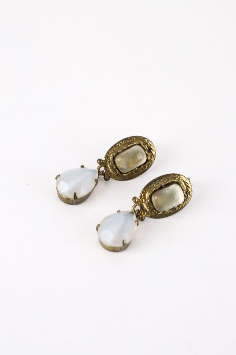 Boucles d'oreilles Ferrandis  Blanc