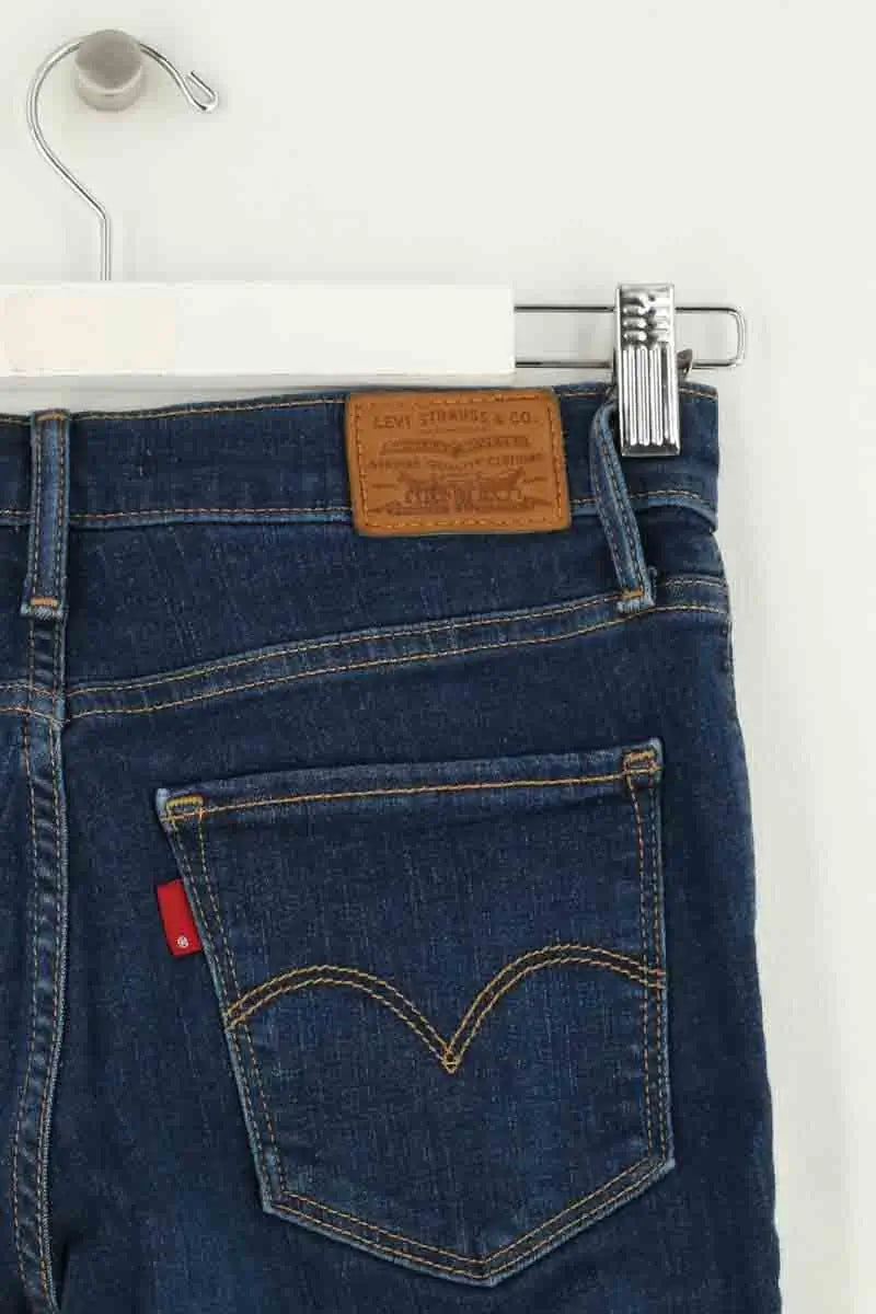 Jean skinny Levi's 720 High rise super skinny Bleu en Coton