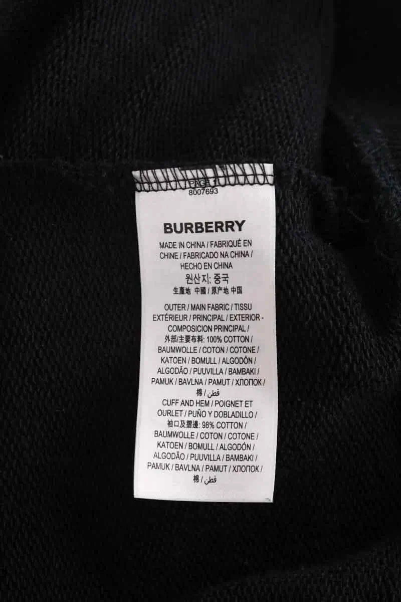 Sweatshirt Burberry Noir en Coton