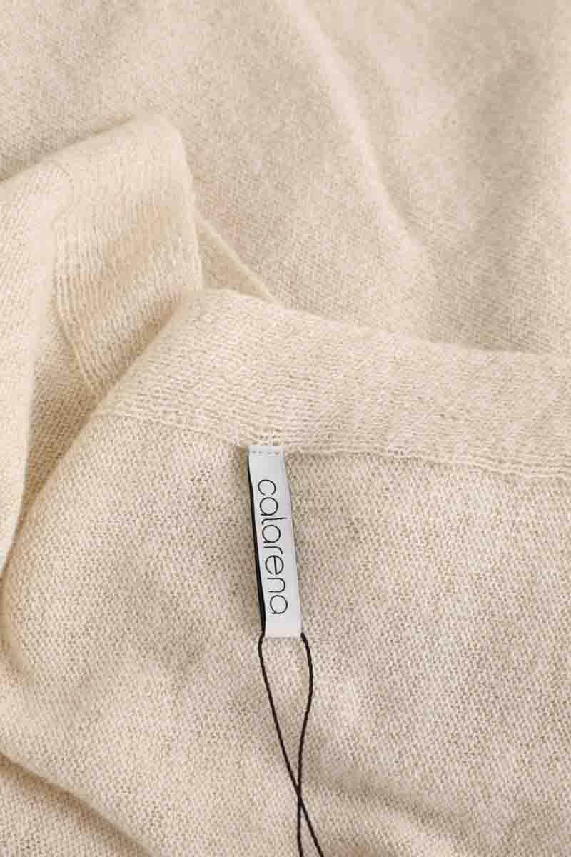 Poncho Calarena  Blanc