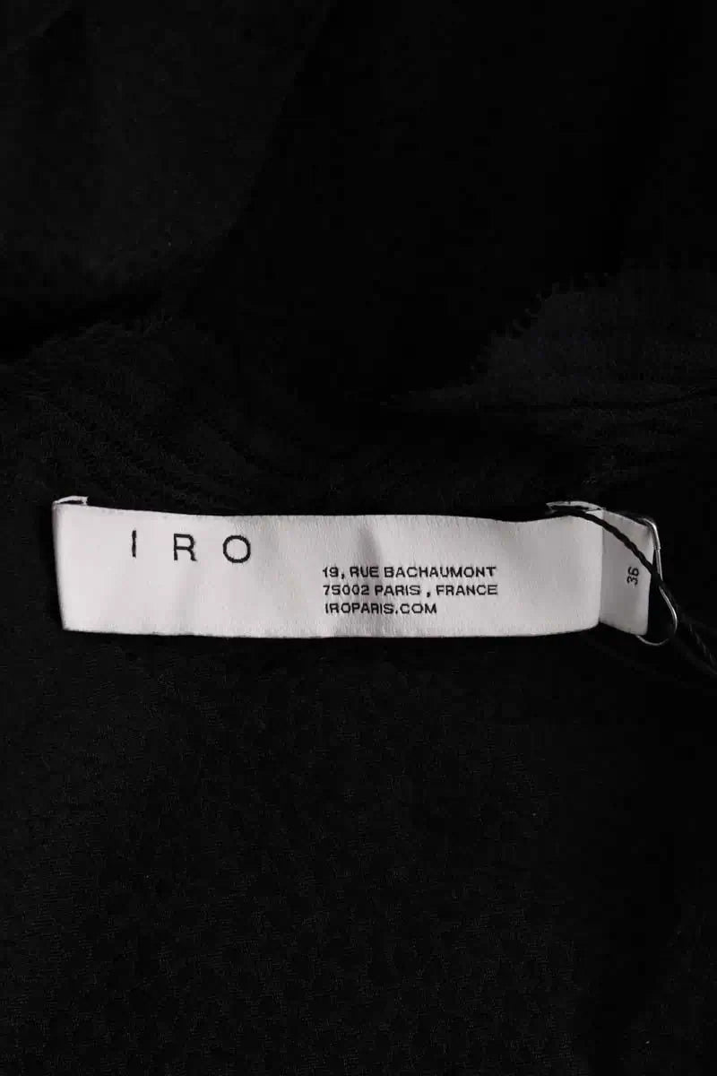 Robe Iro Ragna Noir en Viscose