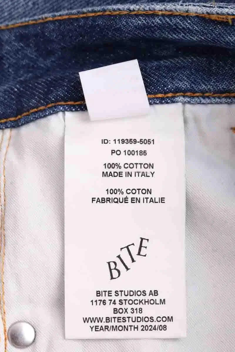 Jean droit Bite Studios Bleu en Coton