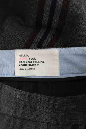 Droit Leon & Harper  Gris