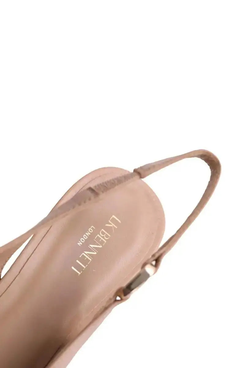 Talons LK Bennett Lettie Beige en Cuir