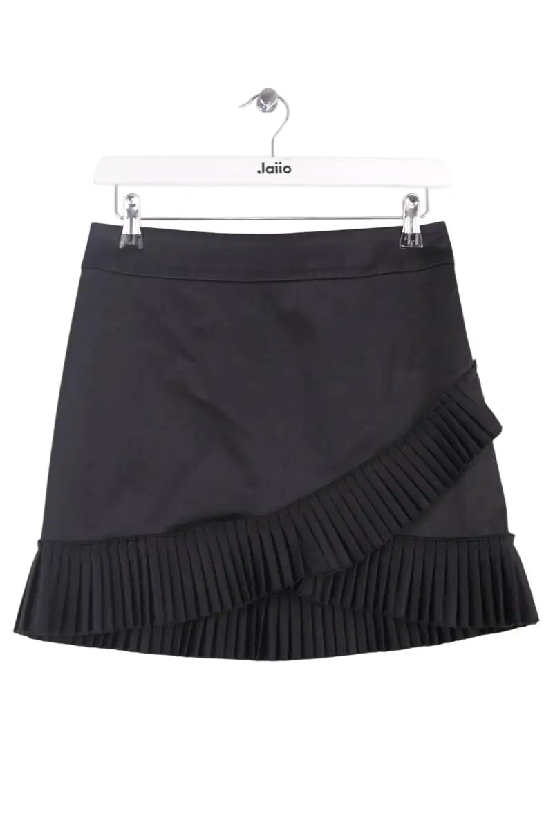 Jupe plissée The Kooples Noir en Synthétique, taille S - Seconde Main