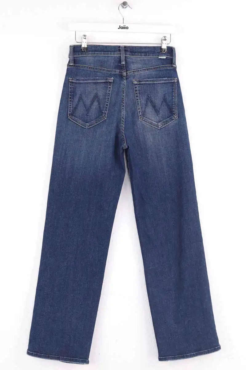 Jean droit Mother Bleu en Coton