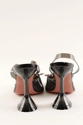 Talons Amina Muaddi Begum Noir