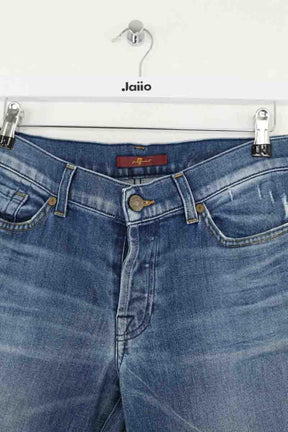 Slim 7 For All Mankind  Bleu