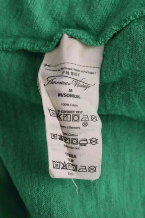 Sweatshirt American Vintage Vert en Coton