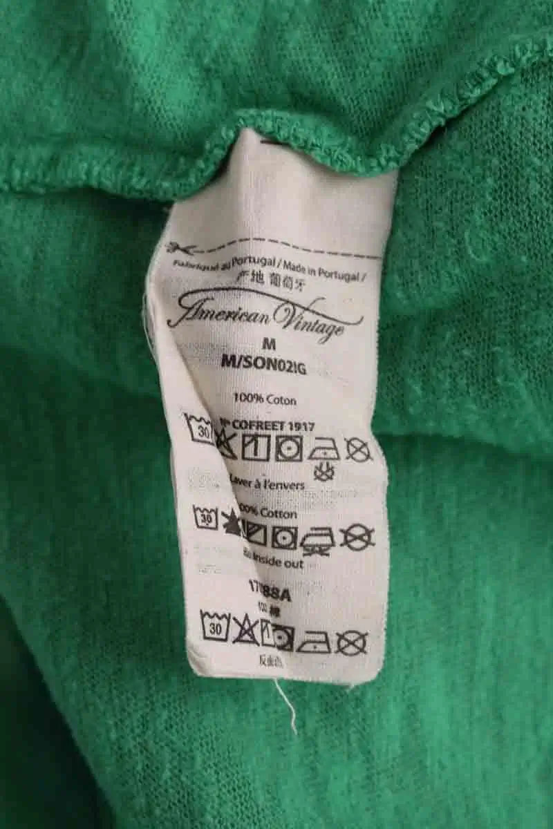 Sweatshirt American Vintage Vert en Coton