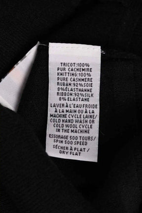 Blouse Eric Bompard Noir en Cachemire