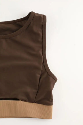Brassière Luz Élise  Marron en Polyamide