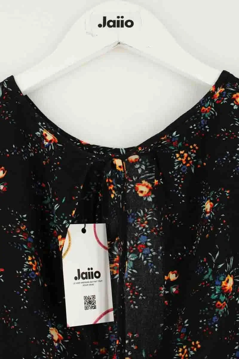 Blouse Sandro Noir en Viscose