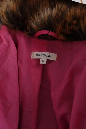 Manteau Manoush Marron en Fausse fourrure