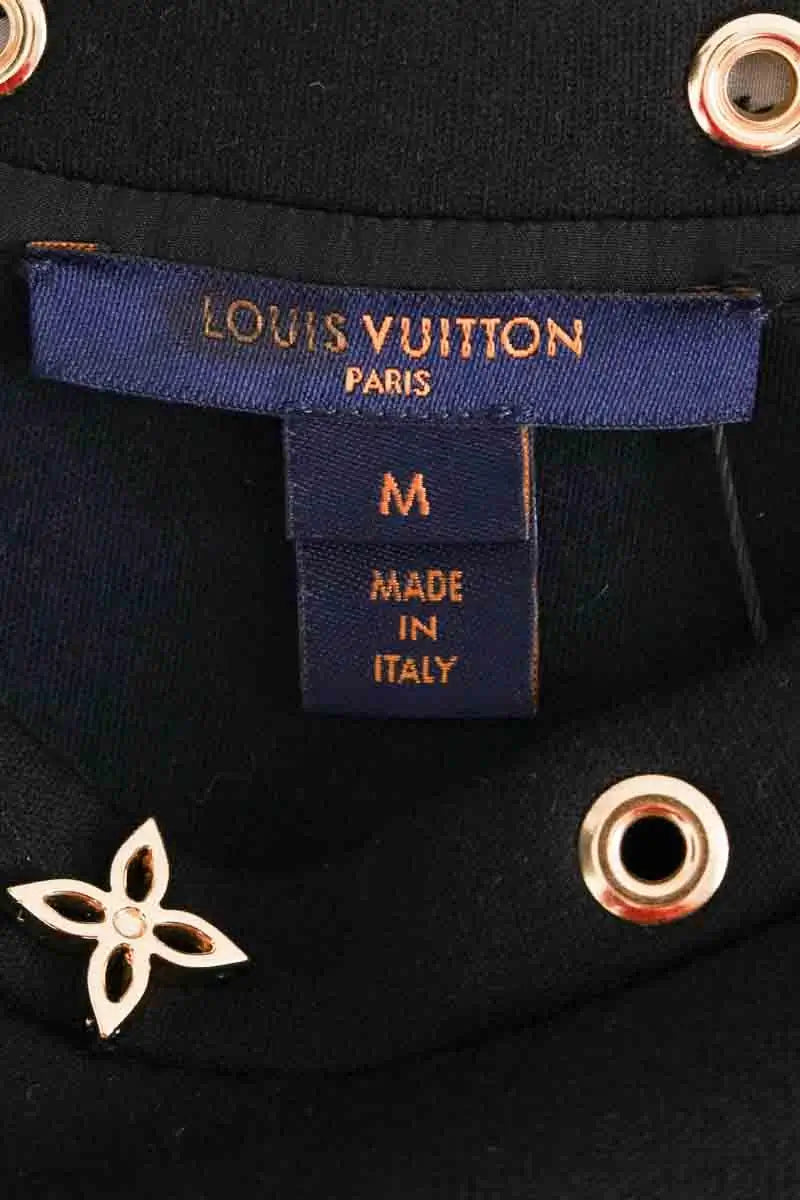 Robe Louis Vuitton Noir en Coton