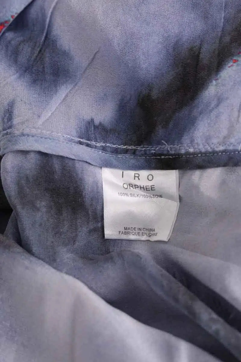 Top Iro Orphee Bleu en Soie
