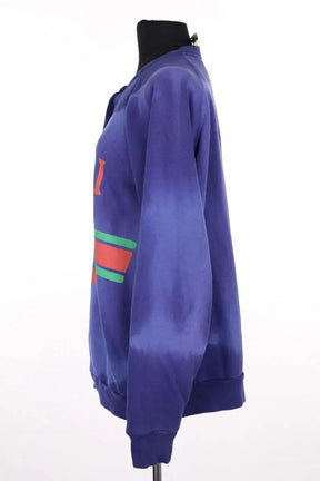 Cardigan Gucci Bleu en Coton