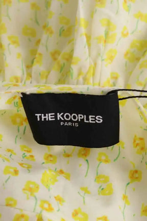 Robe The Kooples Jaune en Synthétique