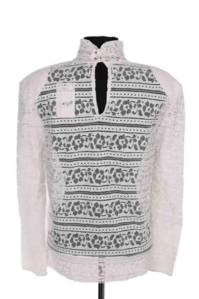 Blouse Sandro Blanc en Coton
