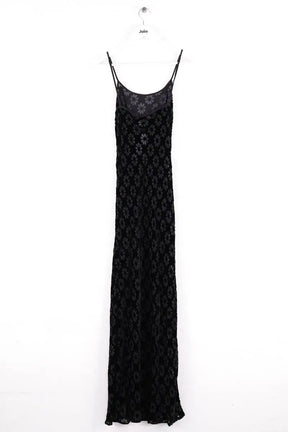 Robe Réalisation Noir en Synthétique