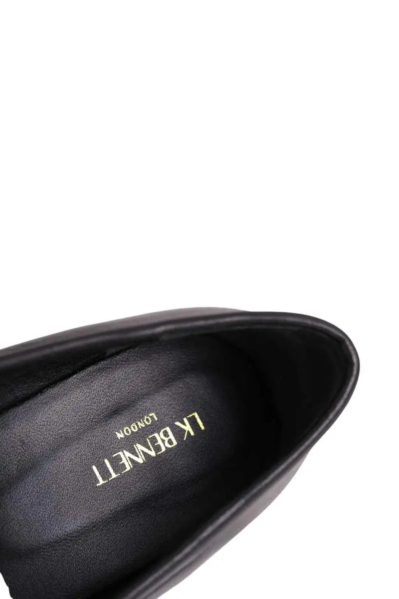 Mocassins LK Bennett Adira Noir en Cuir