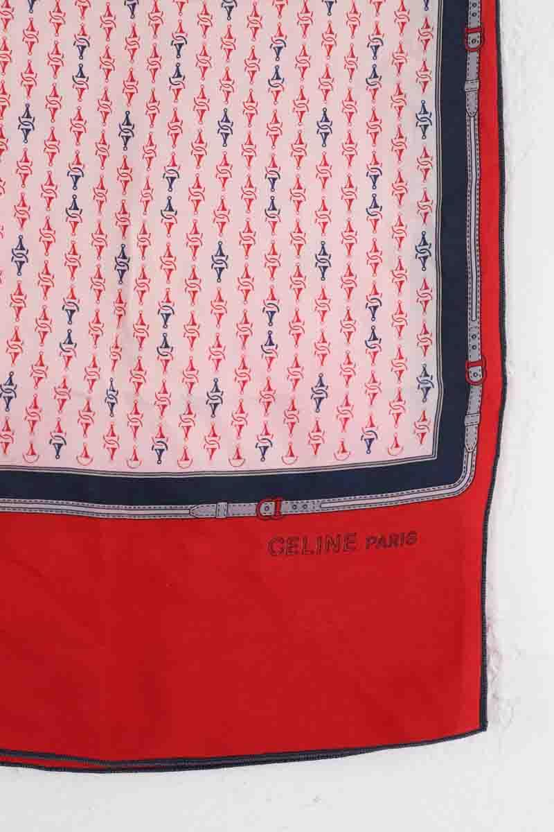 Foulard Celine  Rouge