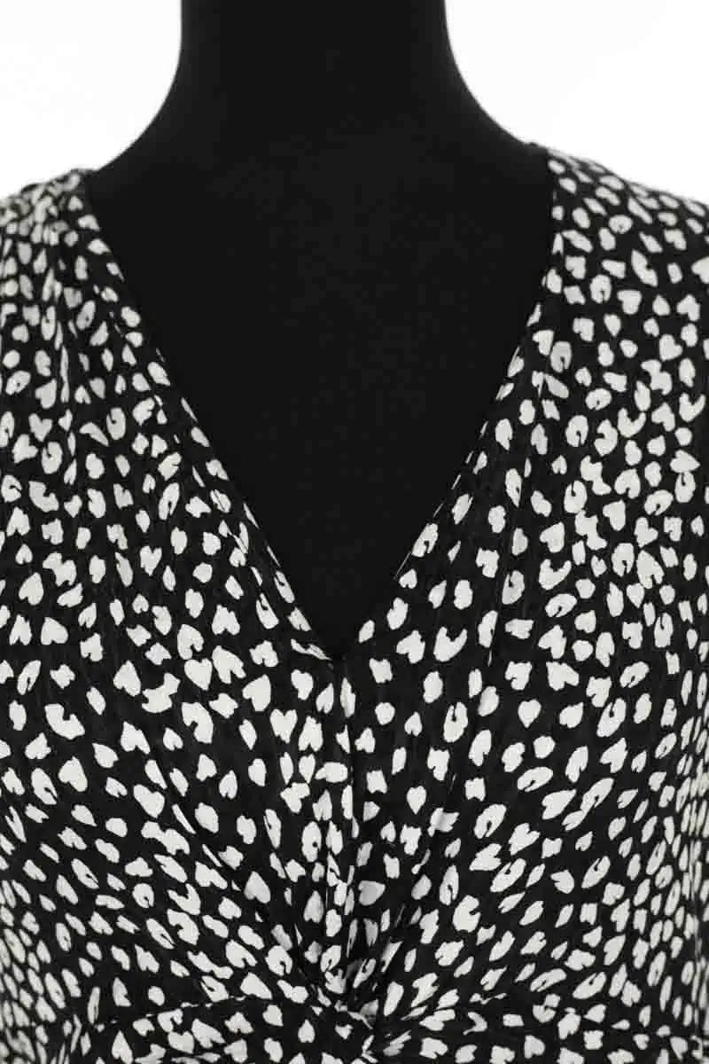 Robe Maje Noir en Synthétique