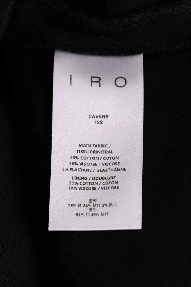 Jupe Iro Marine en Laine