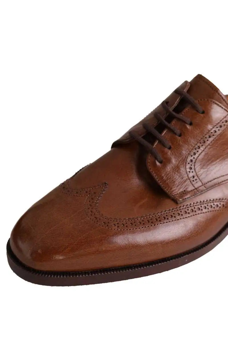 Chaussures à lacets Bally Marron en Cuir
