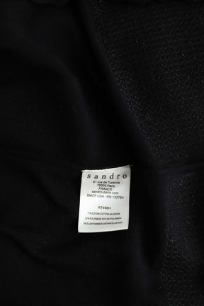 Mi-longueur Sandro  Noir