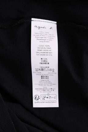 T-shirt Agnès B. Noir en Coton