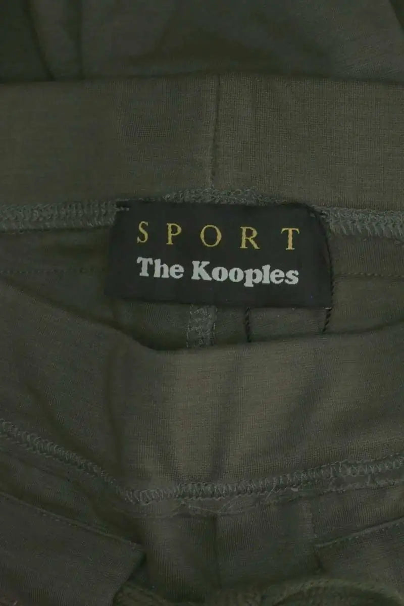 Pantalon slim The Kooples Kaki en Viscose