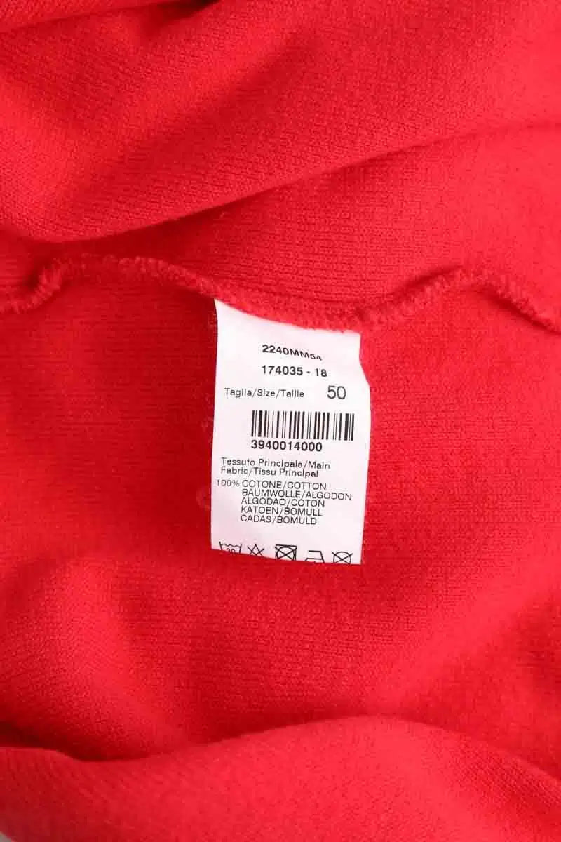 T-shirt MSGM Rouge en Coton
