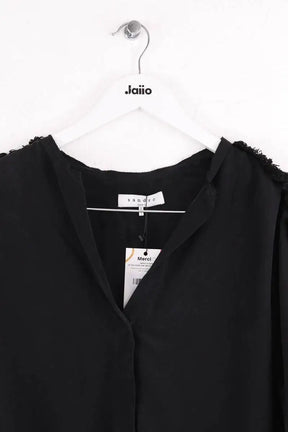 Blouse Sandro Noir en Soie