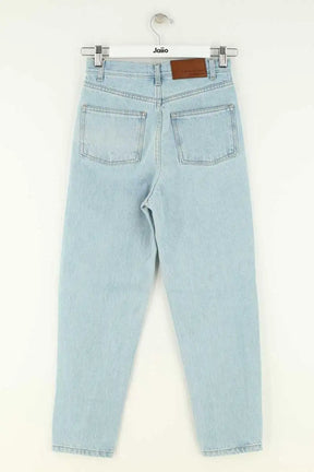 Jean droit Saaj Bleu en Coton
