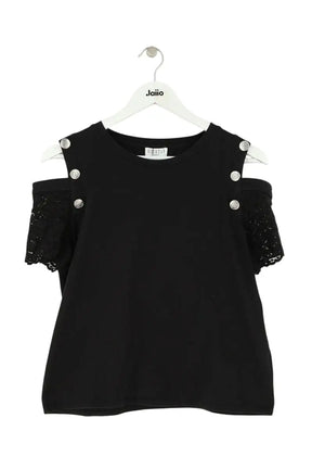 T-shirt Claudie Pierlot Noir en Coton, taille M - Seconde Main