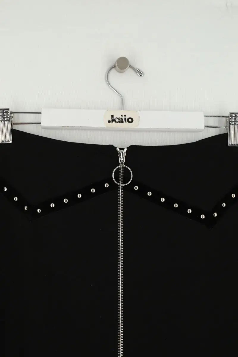 Mini jupe Maje Noir en Synthétique