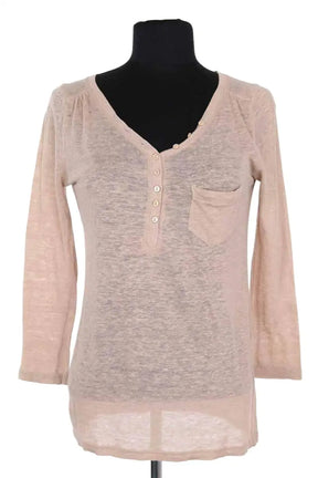 Top Gerard Darel Beige en Lin, taille S - Seconde Main