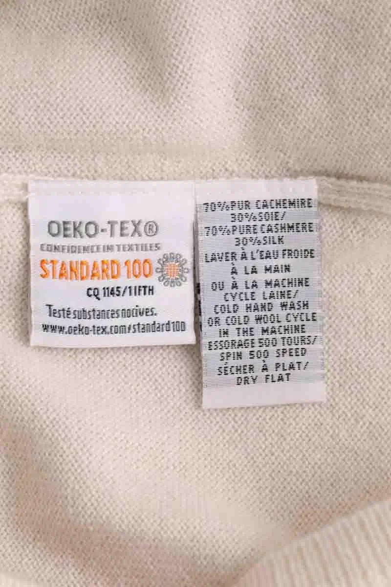 Pull Eric Bompard Ecru en Cachemire