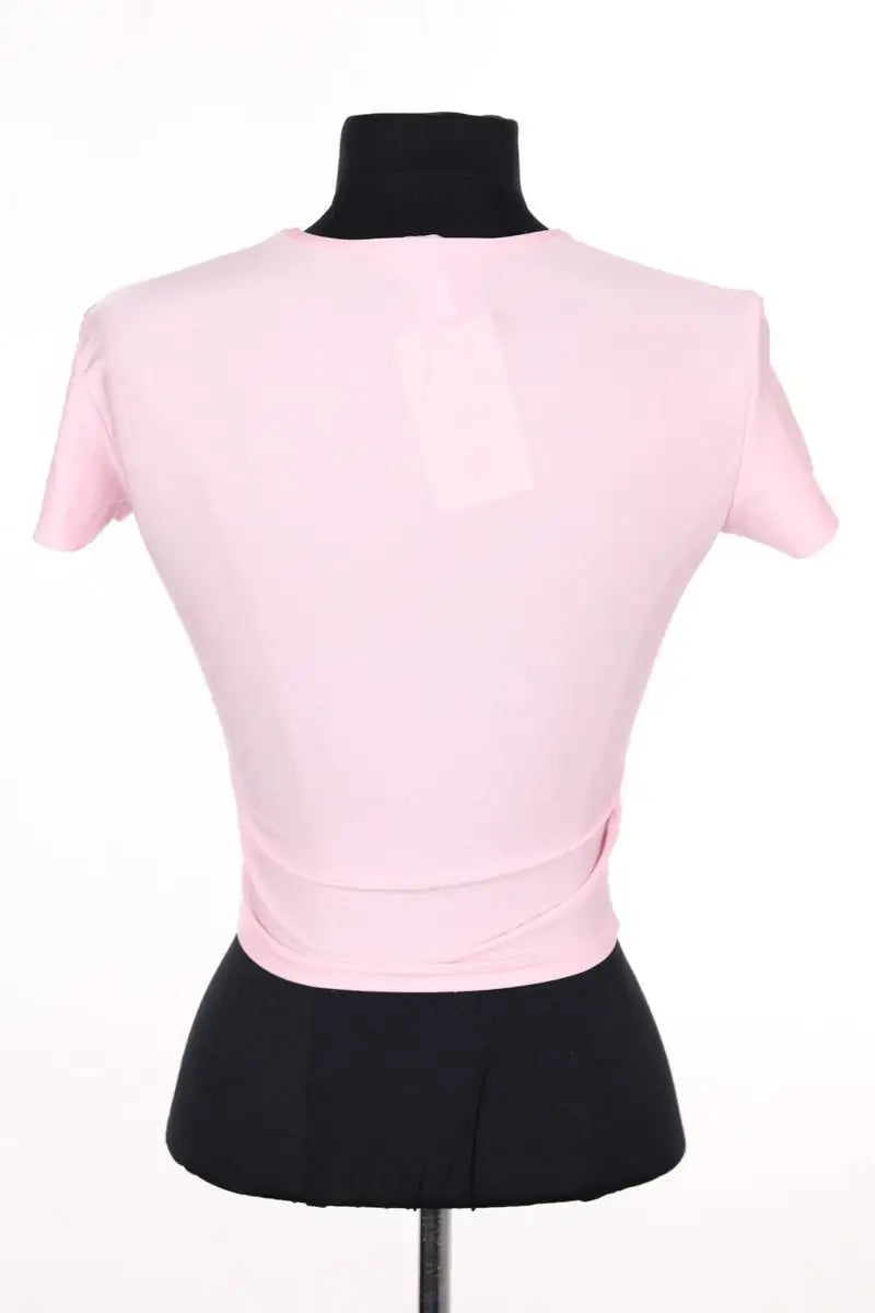 T-shirt Versace Rose en Synthétique