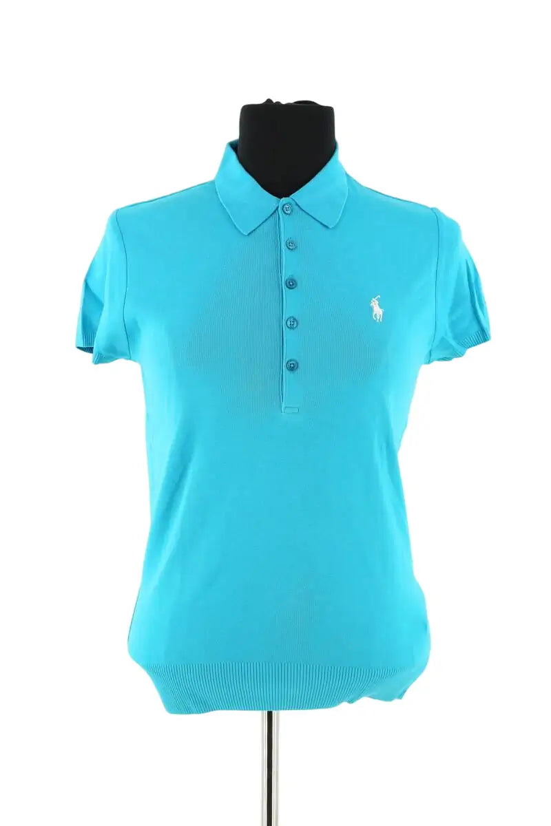 Polo Ralph Lauren Bleu en Coton, taille M - Seconde Main