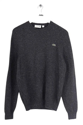 Pull Lacoste Noir en Laine, taille L - Seconde Main