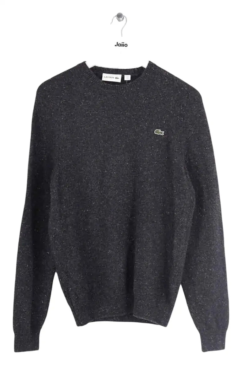 Pull Lacoste Noir en Laine, taille L - Seconde Main