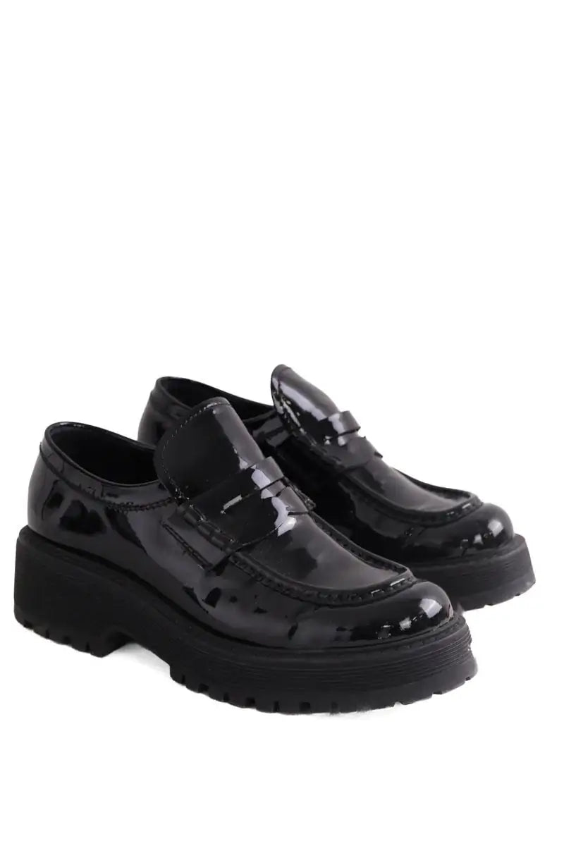 Mocassins Miu Miu Noir en Cuir