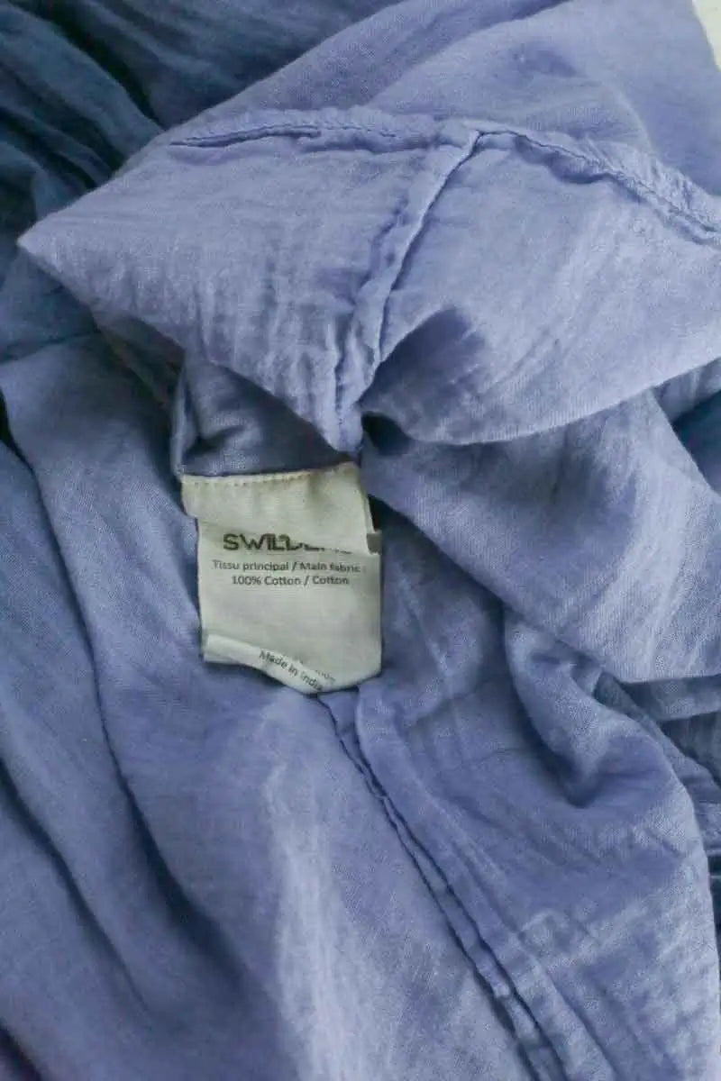 Tunique Swildens Bleu en Coton