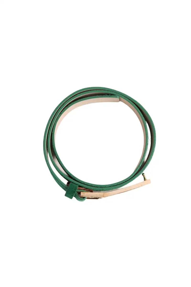 Ceinture Hugo Boss Vert en Daim, taille S - Seconde Main