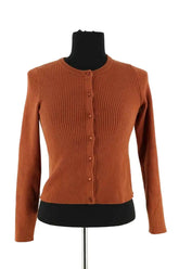 Cardigan Sézane Marron en Coton, taille S - Seconde Main
