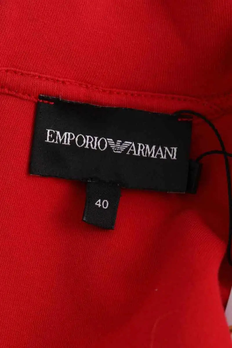 Robe Emporio Armani Rouge en Coton