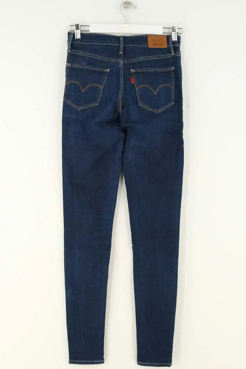 Jean skinny Levi's 720 High rise super skinny Bleu en Coton