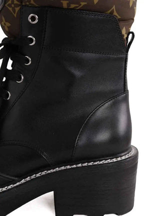Boots à lacets Louis Vuitton Noir en Cuir